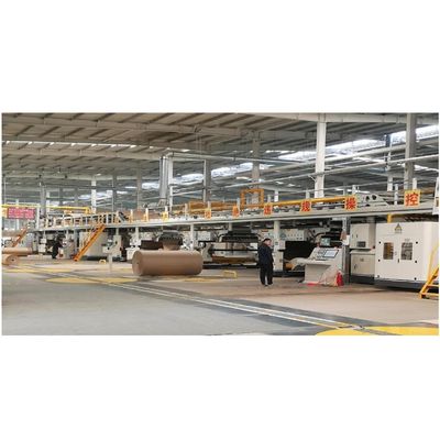 Productielijn met een snelheid van 180 m/min voor de productie van automatische golfbakken met 5 lagen