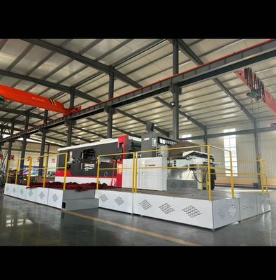 380V Power TONGBAO MY1500 Automatische Flat Bed Die Cutting Creasing Stripping Machine