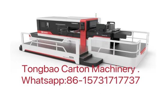 380V Power TONGBAO MY1500 Automatische Flat Bed Die Cutting Creasing Stripping Machine