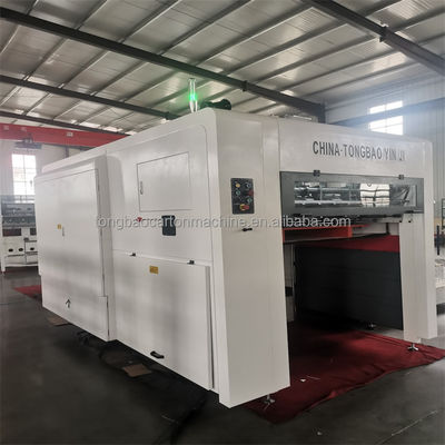 380V Semi-Auto Flatbed Die Cutter Creaser voor oplossingen voor gegolfde kartonnen verpakkingen