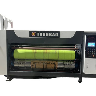 Flexoplatenprinter Slotter Die Cutter Machine voor gegolfde doos Pizza doos maken