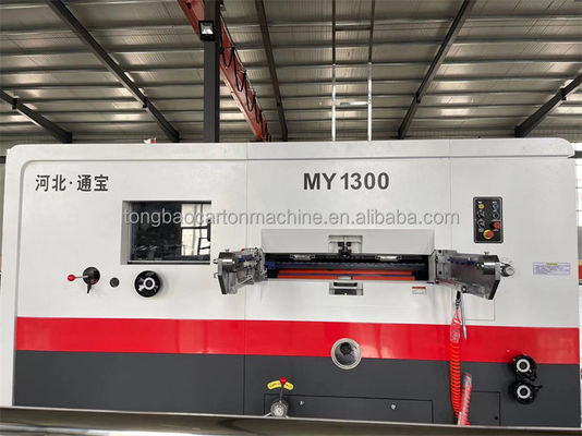 380V Semi-Auto Flatbed Die Cutter Creaser voor oplossingen voor gegolfde kartonnen verpakkingen