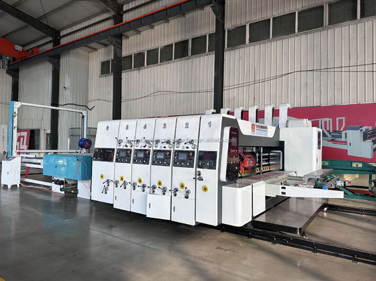 40000 kg Flexo printer Slotter Rotary Die Cutter Machine voor gegolfde kartonnen doos Printing Slotting Die Cutting