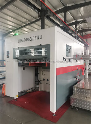 Semi-automatische papier karton die cutter creasing karton doos maken machine voor dozen