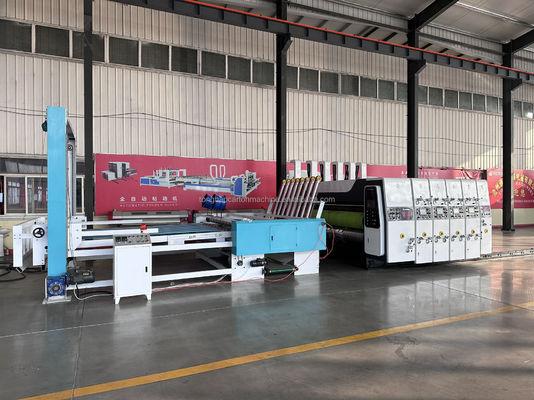 40000 kg Flexo printer Slotter Rotary Die Cutter Machine voor gegolfde kartonnen doos Printing Slotting Die Cutting