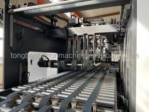 7,2 mm Flexo-kartonprinter Die Cutter Gluer Kartonnen drukmapdoos die koppelingslijnmachine vormt