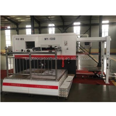 Flatbed Die Press Kartonnen Verpakking Stansen Rillen Kleine Kartonnen Doos Making Machine