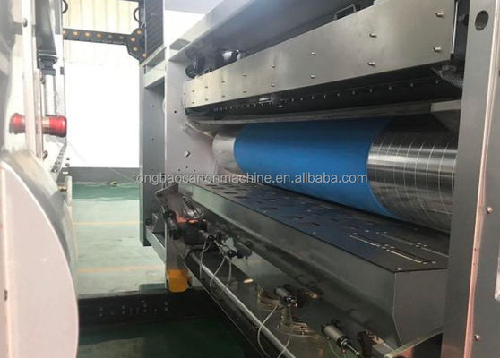 4 Kleuren Slotting Die-Cutting folder Glue Strapping Box Making Line Machine 7.2mm