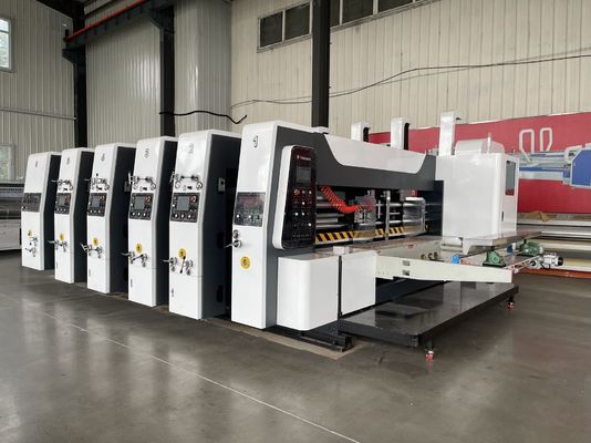 Automatische flexoplate-doosdrukmachine voor nauwkeurige en snelle productie van kartonnen dozen