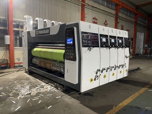 Automatische flexoplate-doosdrukmachine voor nauwkeurige en snelle productie van kartonnen dozen