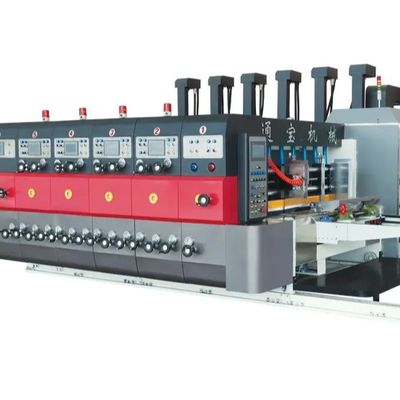 Automatische Flexo Slotter Rotary Die Cutter met waterinktprinter en stripping stacker