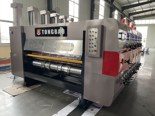 Automatische Flexo Slotter Rotary Die Cutter met waterinktprinter en stripping stacker