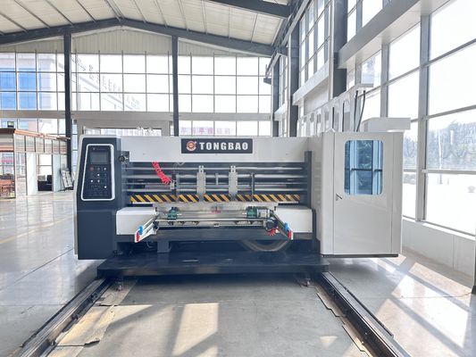 Automatische Flexo Slotter Rotary Die Cutter met waterinktprinter en stripping stacker