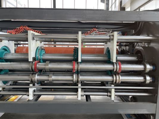 Automatische Flexo Slotter Rotary Die Cutter met waterinktprinter en stripping stacker