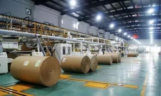 120 m/min 5 Ply 2200mm Fruit Carton Box Making Machine Corrugatielijn voor de productie