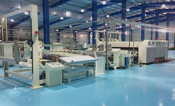 Flexoplate gegolfde karton High Definition Printing Die Cutting met stapelmachine