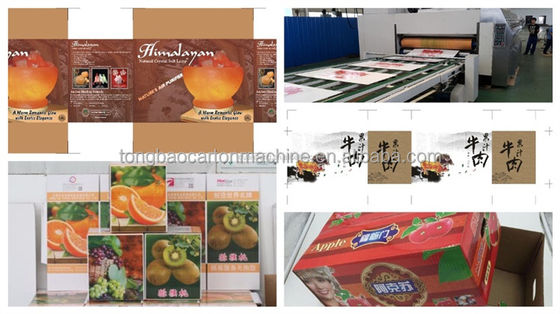 Flexoplate gegolfde karton High Definition Printing Die Cutting met stapelmachine
