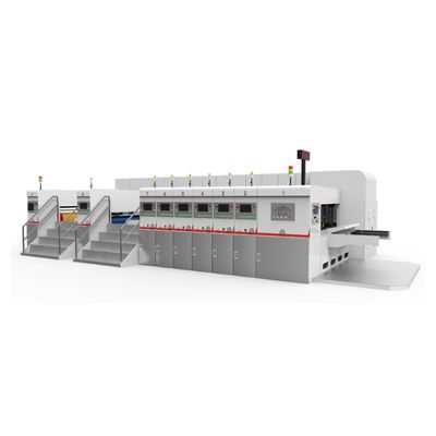 Hoge snelheid kartonnen High Definition Flexo-printer Slotter roterende stanssnijder
