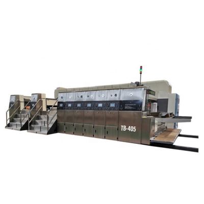 High Definition Flexo Printer Slotter Rotary Die Cutter Met Stacker 220V/380V/440V