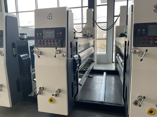 Automatische 3-kleurdrukmachine voor het snijden van golfkarton