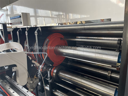 400 mm Printer Slotter Rotary Die-Cutter Inline Met Folder Gluer Machine