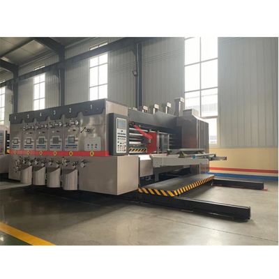 Automatische snelheid Flexo Printing Slotting Die-snijmachine voor uw productielijn