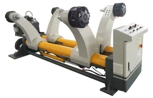 Productielijn voor drielagig gegolfd karton, hoge snelheid 2200-3lagen productie-efficiëntie
