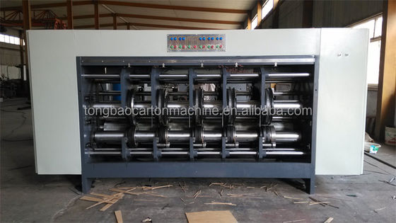 Flexoplate kartonnen doos drukmachine slotmachine met 2 kleuren druk die snijden