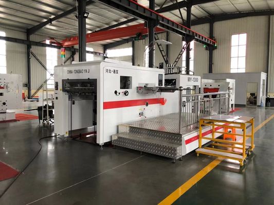 MY-1300 Full Automatic Creasing Carton Box Die Cutting Machine met 380V stroomtoevoer