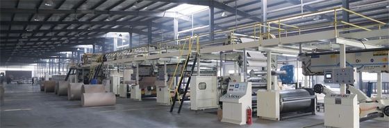 5 Ply Volledig Automatische Fluet Gekrompen Kartonmachine voor Gekrompen Kartondoos