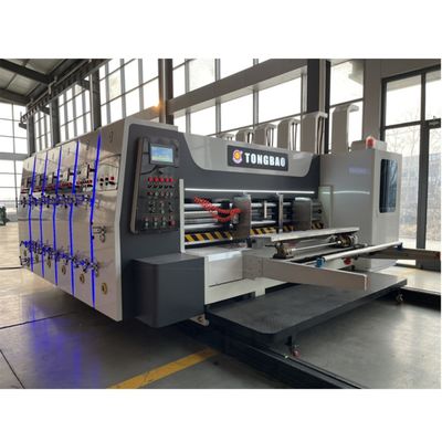 Aanpasbare hoge snelheid 2 3 4 Kleurflexodruk Slotter machine voor kartondruk