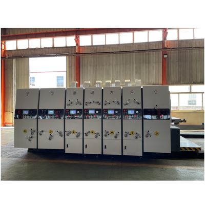 4 Kleur Flexoslijpmachine voor het snijden en drukken van kartonnen verpakkingen