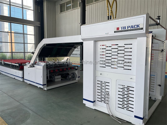 High Speed Automatic Flute Laminator voor kleurrijke kartonnen doos 13 kw Filmverpakkingstype