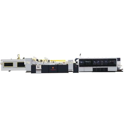 Volledig automatische linklijn voor kartonnen machines voor kartondrukken 1500 mm 60000 KG