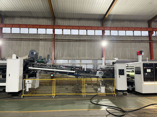 Volledig automatische linklijn voor kartonnen machines voor kartondrukken 1500 mm 60000 KG