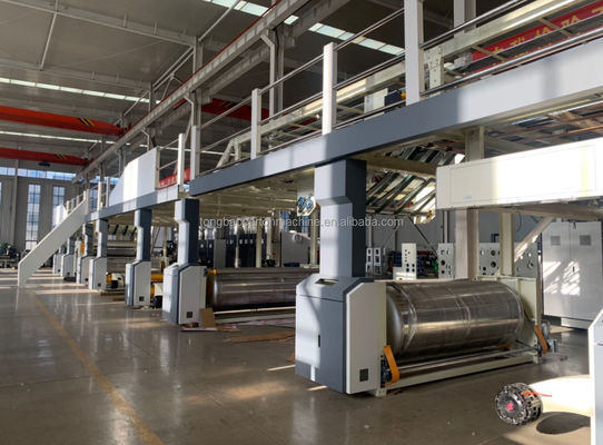 Computerized TB-300-2500-II Productielijn voor vijflagig gegolfd karton voor dozen