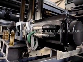 1500 mm Flexo 4-Kleur Printing Slotting Die Cutting Folding Gluing Strapping Sticky Line Machine