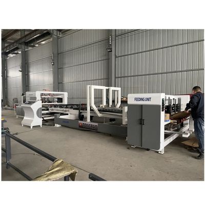 60 vellen/min TB Kartonnen doos Verpakkingsmachines vouw- en lijmmachines voor gegolfde dozen
