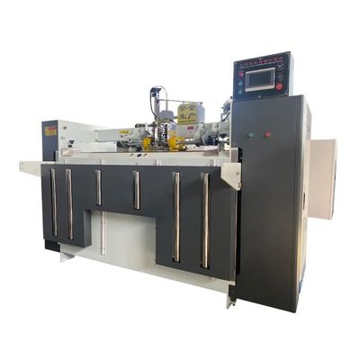 Elektrisch aangedreven dubbele servo-push platendoos handmatige kartonnen doos stapler voor verpakking