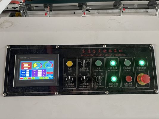 Kleefmachine voor het opvouwen van golfkarton met frequentieomrekeningssnelheidsregeling