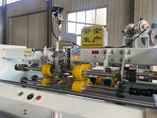 Filmverpakkingstype Dubbelstukken half-automatische doos naaimachine voor golfplaat