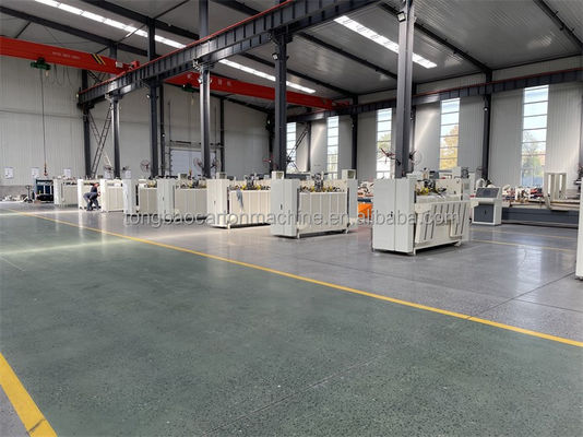 Elektrisch aangedreven, met hoge snelheid aangedreven, gegolfde doos naaimachine voor de productie van nageldozen