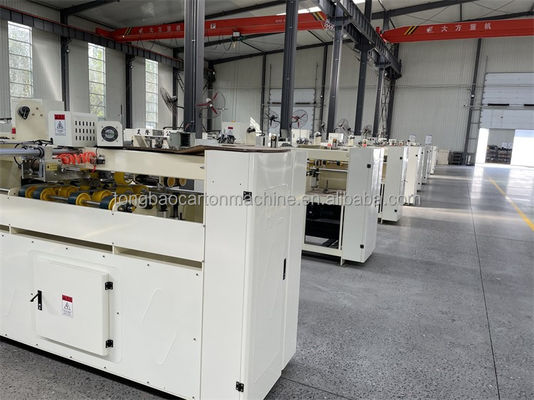 Semi-automatische high speed kartonnen doos gegolfde karton naaimachine voor het voordeel