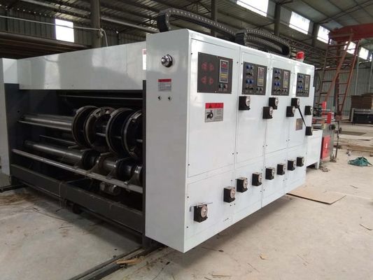 2800 mm semi-automatische golfkartondoos Flexo-drukmachine Slotter en die cutter