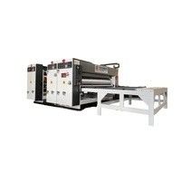 2800 mm semi-automatische golfkartondoos Flexo-drukmachine Slotter en die cutter