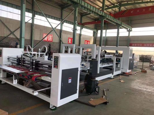 220 V golfkarton automatische vouwlijmmachine voor de productie van nageldozen