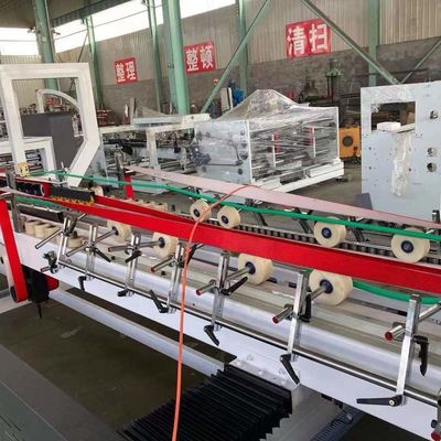 220 V golfkarton automatische vouwlijmmachine voor de productie van nageldozen