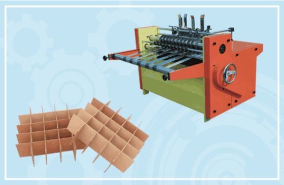 Semi-automatische GBJ High Speed Clapboard Partition Slotter Machine voor kartonnen dozen