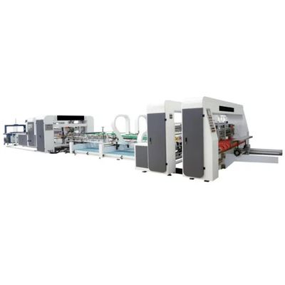 Automatische vouwdoos Kleef- en stapelmachine voor het maken van kartonnen dozen