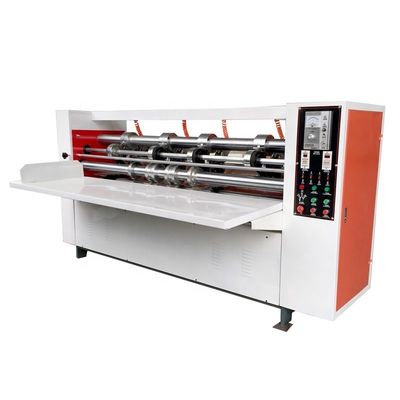Semi-automatische dunne lemmen slitter voor gegolfd karton aangedreven elektrisch type 380V